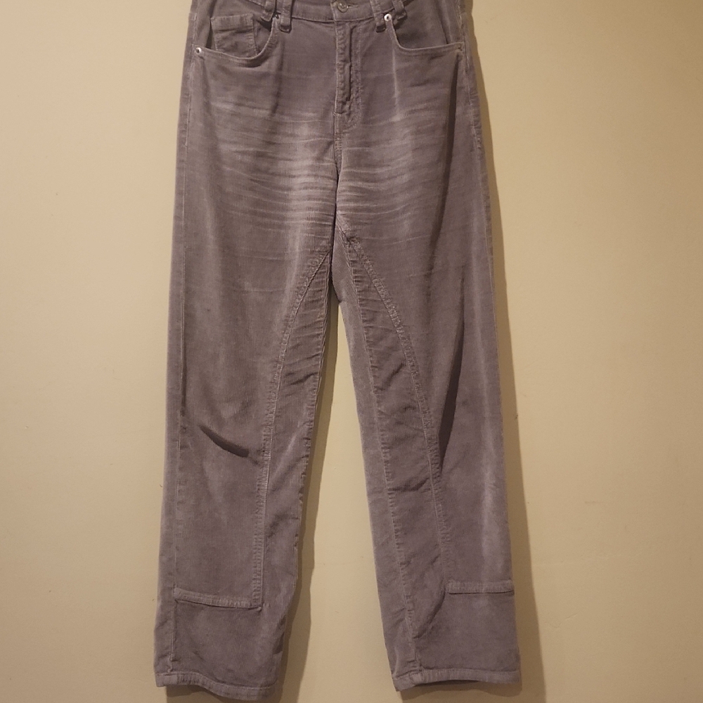 We The Free Risk Taker high rise straight Taupe Corduroy Pants